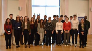 Gruppenbild in der französischen Botschaft
