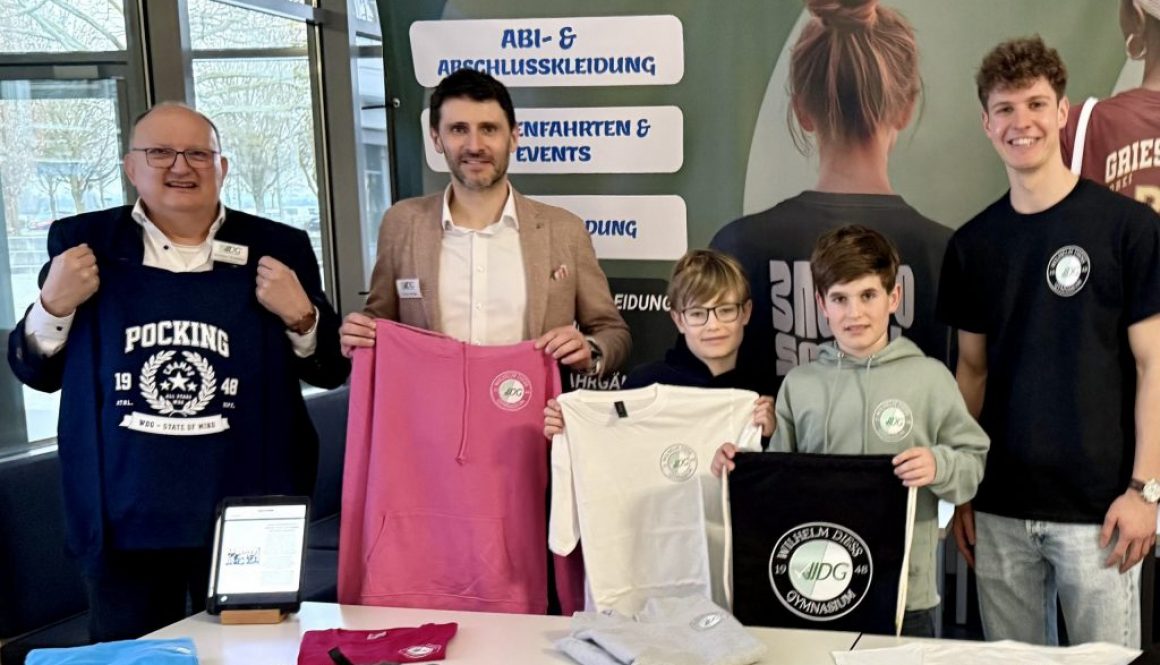 Die neue Schulkleidung des WDGs kommt gut an. Künftig kann sie über einen Online-Shop erworben werden