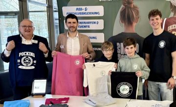 Die neue Schulkleidung des WDGs kommt gut an. Künftig kann sie über einen Online-Shop erworben werden