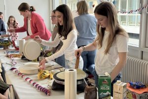 Leckere Crêpes halfen gegen den ärgsten Hunger